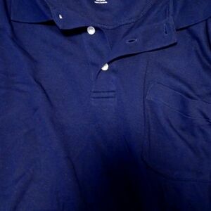 Croft&barrow Easy Care Long Sleeve Mens blue  t shirt thick material 2xl